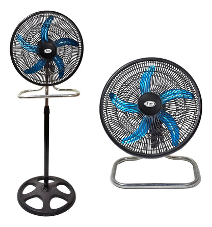 Ventilador 3 En 1 Pie Pared Piso Super Potente 90w Turbo