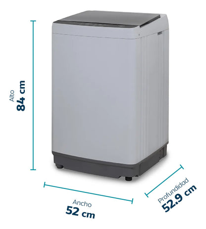 Lavarropas Automático Carga Superior Philco 5.5 Kg 750 Rpm Gris