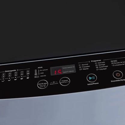 Lavarropas Automático Carga Superior Philco 5.5 Kg 750 Rpm Gris