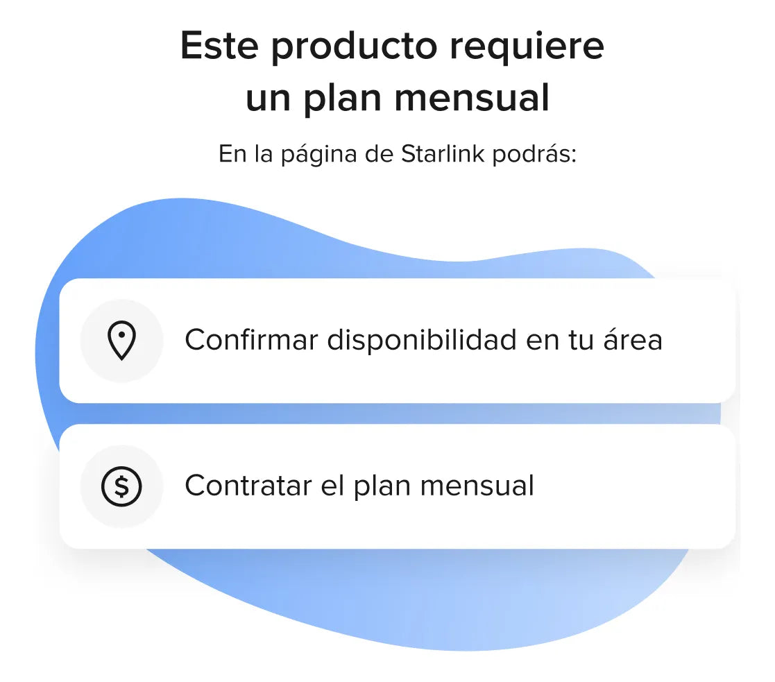 Kit De Internet Via Satélite Starlink Mini Blanco
